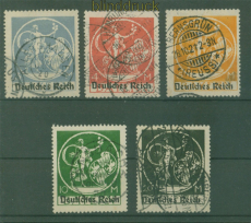 dt. Reich Mi # 134 I / 138 I gestempelt geprft Infla Berlin (50745)