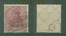 dt. Reich Mi # 197 b gestempelt geprft Dr. Oechsner BPP (50778)