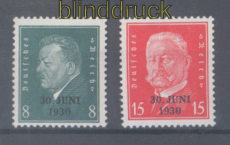 dt. Reich Mi # 444/45 postfrisch Abzug der Besatzung aus dem Rheinland (50839)