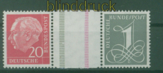 Bund Zusammendruck Mi # WZ 16 a I X postfrisch Heuss (50896)