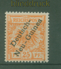 Deutsch-Neu-Guinea Mi #  5 postfrisch Aufdruckmarke (51073)