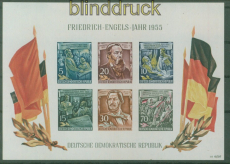 DDR Mi # Block  13 postfrisch Engels-Block 1955 (51122)