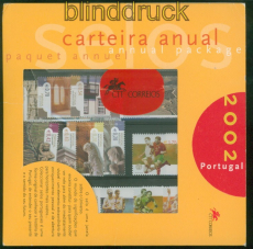 Portugal Jahrgang 2002 postfrisch mit allen Marken im Folder (51108)