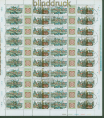 DDR Zusammendrucke Mi # 3173/76 gestempelte Zusammendruckbgen SSt. (51145)