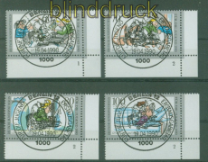 Berlin Mi # 868/71 Sonderstempel Eckrand mit Formnummern Max und Moritz (51127)