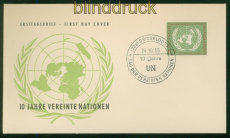 Bund Mi #  219 Ersttagsbrief FDC Fahrplankonferenz  (51322)