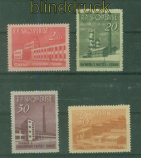 Albanien Mi # 784/87 postfrisch Industriebauten (51367)