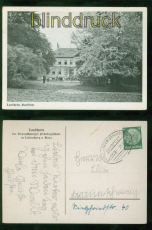 Liebenburg Harz sw-AK Landheim Braunschweiger Pestalozzischule Bahnpost (d8342)