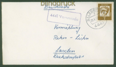Bund 4441 Varenode Landpoststempel Salzbergen 25.6.1962 nach Laxten (51086)