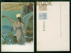 dt. Reich Privat-GSK PP 18 C 2/01 Glckwunsch zur Jahreswende ungebr 1901(51172)