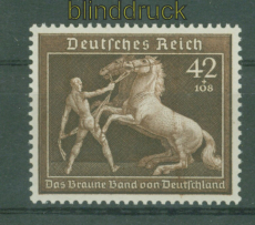 dt. Reich Mi # 699 postfrisch Braune Band 1939 (51195)