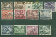 dt. Reich Mi # 831/42 gestempelt Heldengedanktag (I) (51198)