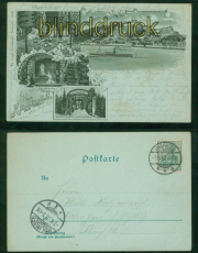 Arenberg Mondschein-AK Gruss aus ..... vier Ansichten 1902 (d8336)