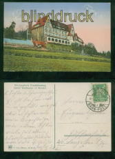 Waldhausen im Remsthal farb-AK Erholungsheim Elisabethenberg Bahnpost 1926(d8350