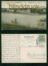Rheinfelden farb-AK Grand Hotel des Salines Bahnpost 1910 (d8351)