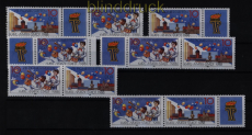 DDR Zusammendrucke Mi # 3181/82 postfrisch WZd 759/64 Pioniertreffen (51697)