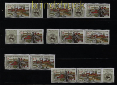 DDR Zusammendrucke Mi # 3030/31 postfrisch WZd 682/87 Briefmarkenausstell(51685)