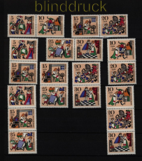 DDR Zusammendrucke Mi # 1323/28 postfrisch WZd 183 - SZd 87 M�rchen (51641)