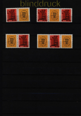 DDR Zusammendrucke Mi #  983/987 postfrisch WZd 98- SZd 117 Sportler (52959)
