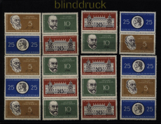 DDR Zusammendrucke Mi #  795/99 SZd 12/19 ** 150 Jahre Humboldt-Universit(51627)