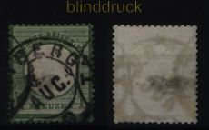 dt. Reich Mi #   7 gestempelt 1 Kreuzer grn (51791)