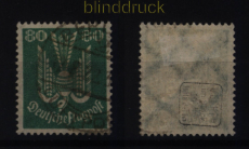 dt. Reich Mi # 214 gestempelt Flugpostmarke geprft Infla Berlin (51797)