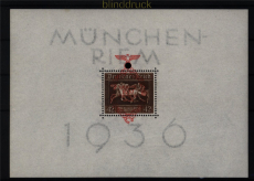 dt. Reich Mi # Block 10 Braune Band postfrisch (51817)