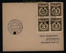 dt. Reich Mi # 830 (4) Fernbrief SSt. Deutsch-Italienische Kulturtage (51525)