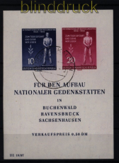 DDR Mi # Block  11 gestempelt Nationale Gedenksttten Tagesstempel (51574)