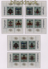 DDR Zusammendrucke Mi # 3289/94 postfrisch WZd 813- SZd 380 Leuchterspinn(51865)
