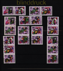 DDR Zusammendrucke Mi # 1545/50 postfrisch WZd 214 - SZd 105 Mrchen (51613)