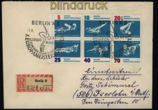 DDR Mi #  907/12 6er-Block Ersttagsbrief FDC Sonderstempel SSt. (51590)