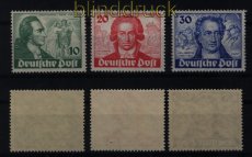 Berlin Mi #  61/63 postfrisch Goethe-Satz (51885)