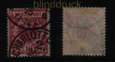 dt. Reich Mi #  47 d V gestempelt Jschke-L BPP (52008)