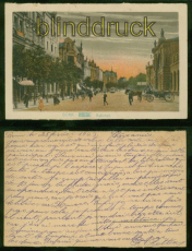 Bonn farb-AK Bahnhof (Kln unkenntlich gemacht) 1923 (d8373)