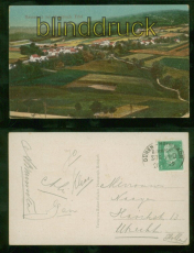 Hasenfeld bei Heimbach farb-AK Totalansicht Bahnpost 1929 (d8379)
