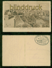 Bad Lausick sw-AK Gesamtansicht Feldpost Bahnpost 1917 (d8391)