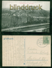 Heldrungen sw-AK Sachsenburg Bahnpost 1909 (d8406)