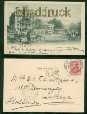 Berlin sw-AK Potsdamer und Leipziger Platz Bahnpost 1903 (d8412)