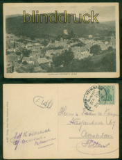Heimbach (Eifel) sw-AK Luftkurort Totalansicht Bahnpost 1912 (d8416)