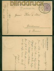 dt. Reich Postkarte 5 Pfennig mit Bahnpost Schmalkalden-Werneshausen 1889(51282)