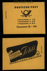 DDR Markenheftchen Mi #  1 a 2.1 postfrisch Rand oben nicht durchgezhnt (52162)