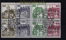 Berlin Zusammendrucke Burgen und Schlsser H.-Bl. 20 gestempelt (52119)