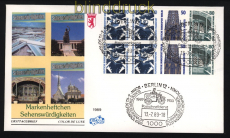 Berlin Zusammendrucke SWK H.-Bl. 22 auf Ersttagsbrief FDC (52120)