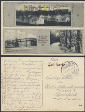 Sennelager sw-AK Gruss vom Truppenbungsplatz drei Ansichten 1914 (d8459)