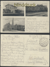 Kapellen sw-AK Gruss aus .... drei Ansichten Feldpost 1915 (d8466)