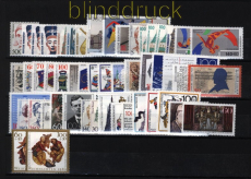 Bund 1989 kompletter postfrischer Jahrgang (52259)