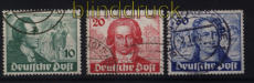 Berlin Mi #  61/63 gestempelt Goethe-Satz (52319)