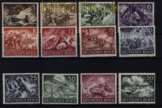 dt. Reich Mi # 831/42 postfrisch Heldengedanktag (I) (52309)