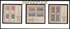 Griechenland Mi #  Blcke 13/15 postfrisch 100 Jahre Olympische Spiele (52235)